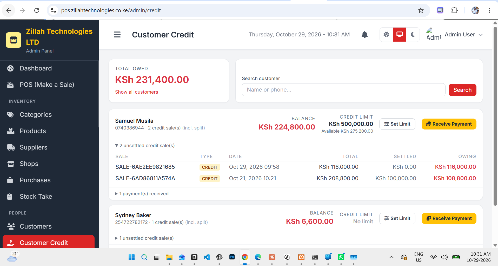 Sell on Credit with ZillahPOS: Simplify Credit Sales and Manage Customer Debts